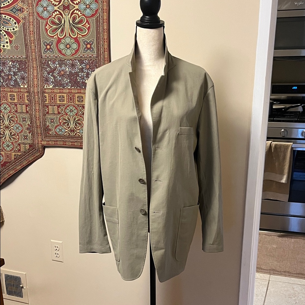 Uniqlo Tan Blazer, small man, medium woman, mint condition